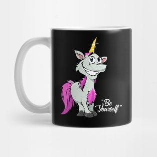 Be Yourself - Unicorn #2    Dark Tees Mug